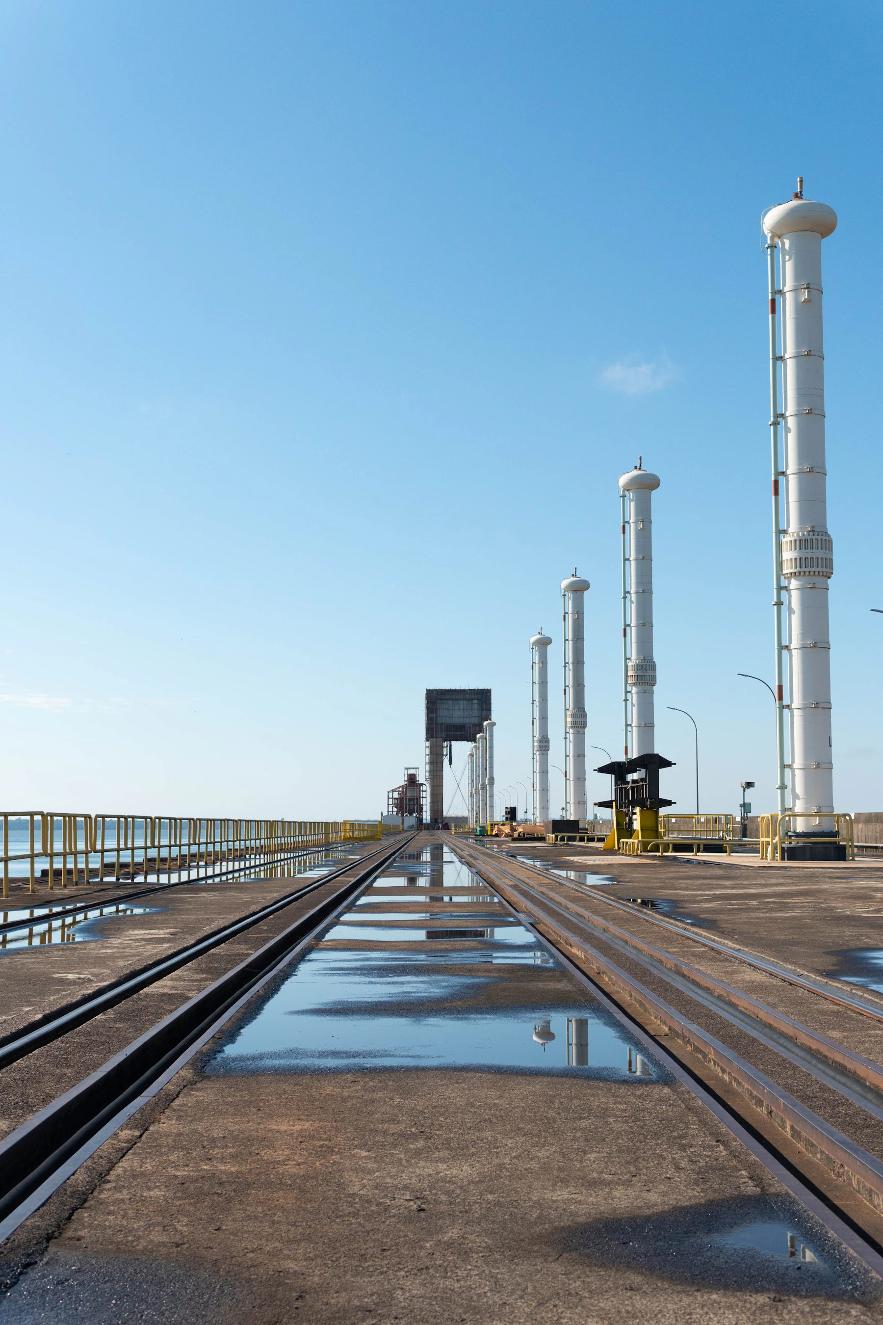 Railway infrastructure in a large industrial environment