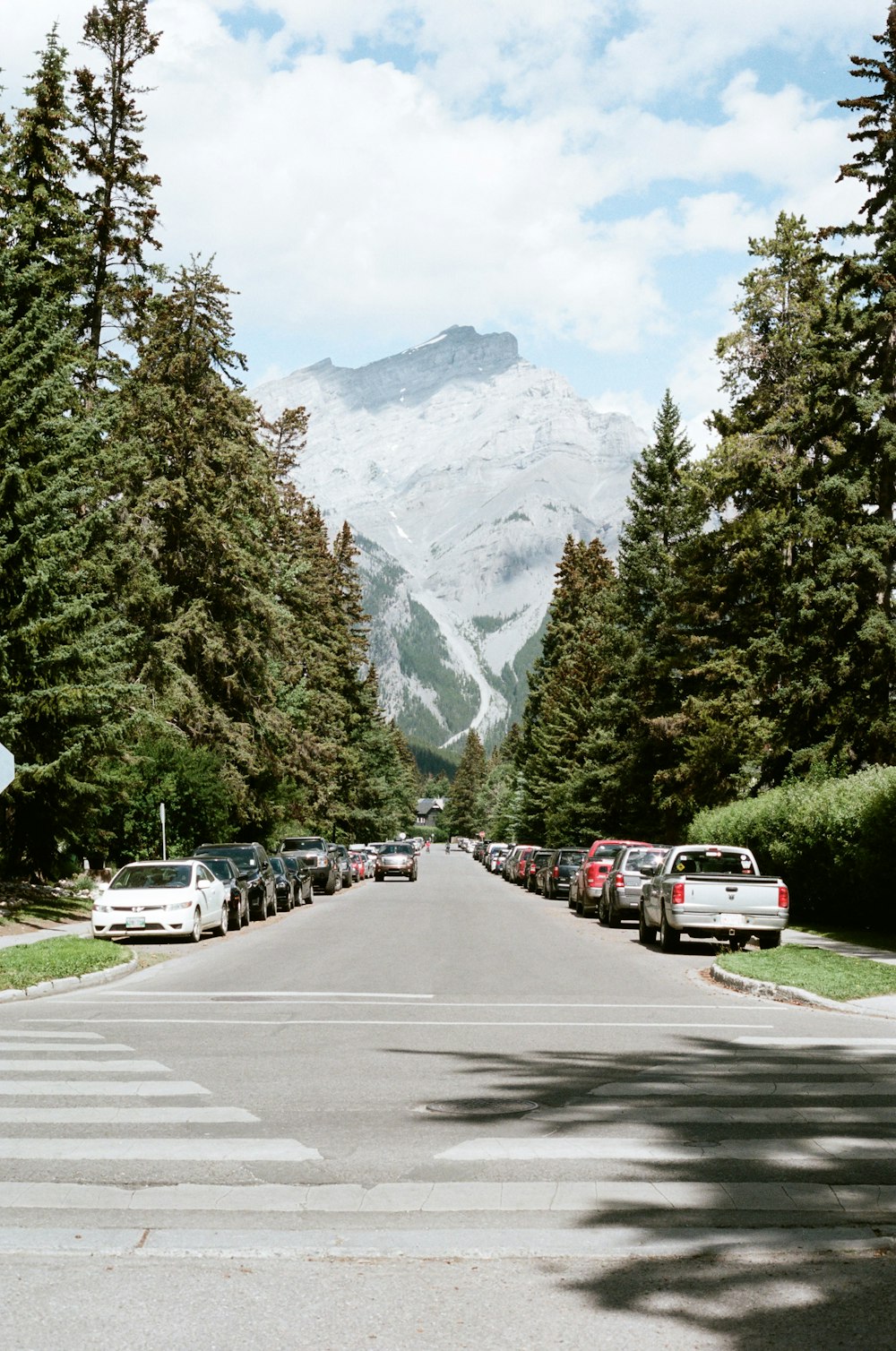 vehicle parked on side of the road