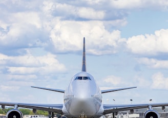 airliner at the airport during daytime