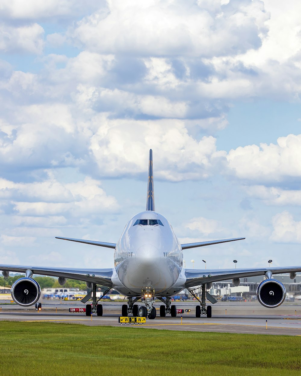 airliner at the airport during daytime