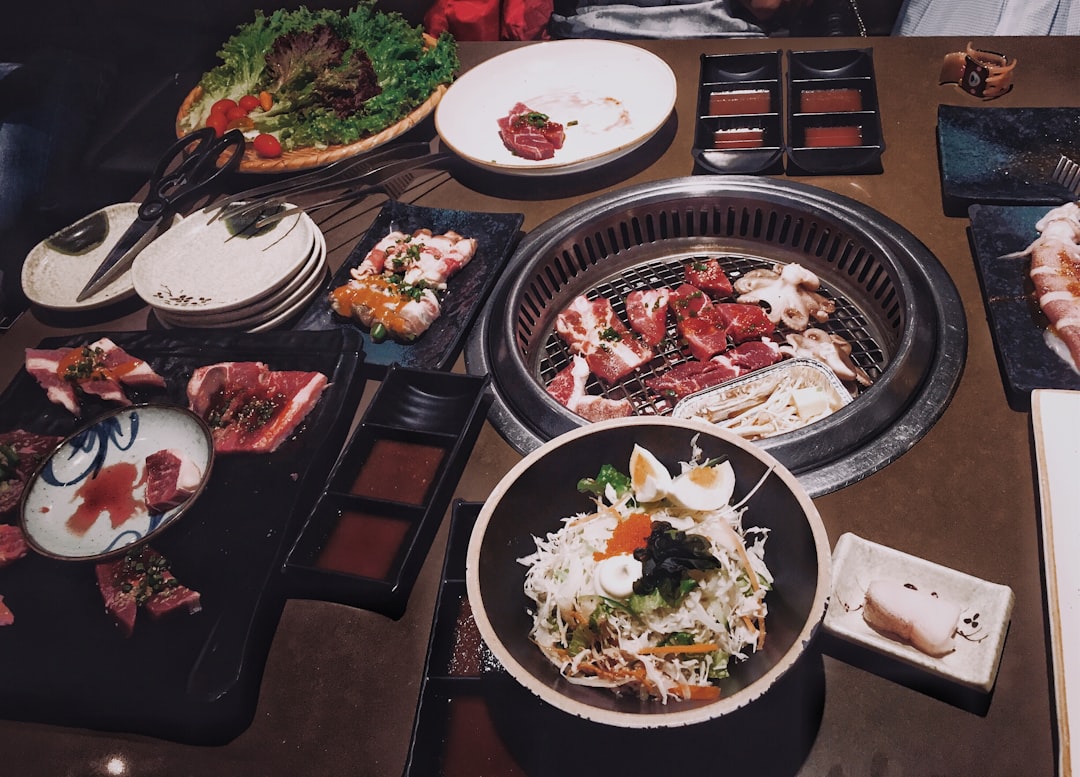 food on cooking pot,