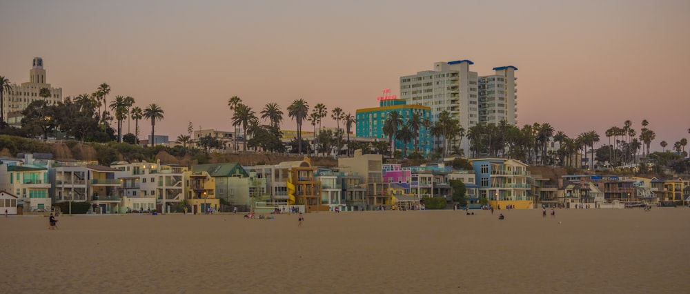 lined buildings at daytime