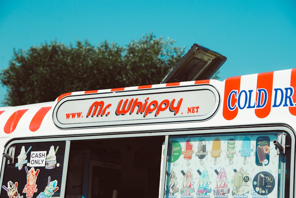 Mr. Whippy store front signage