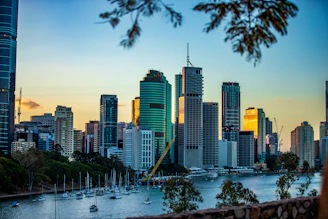 river beside building during daytime