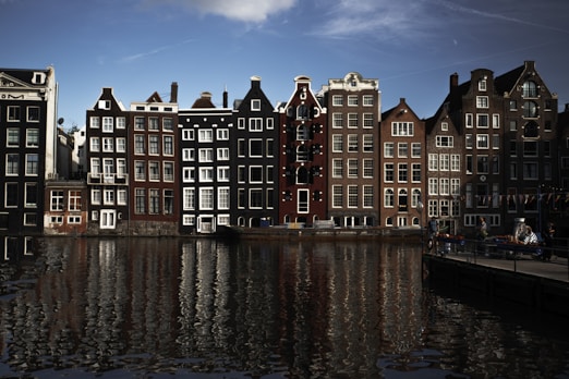 assorted-colored buildings