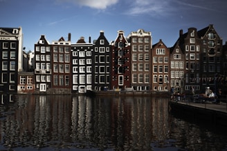 assorted-colored buildings