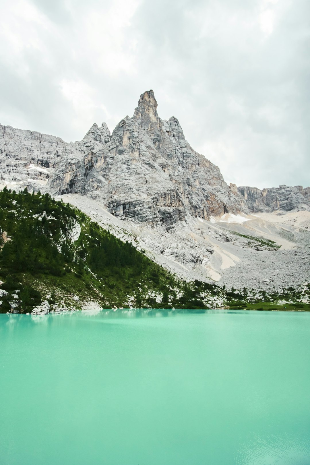 lake near mountains