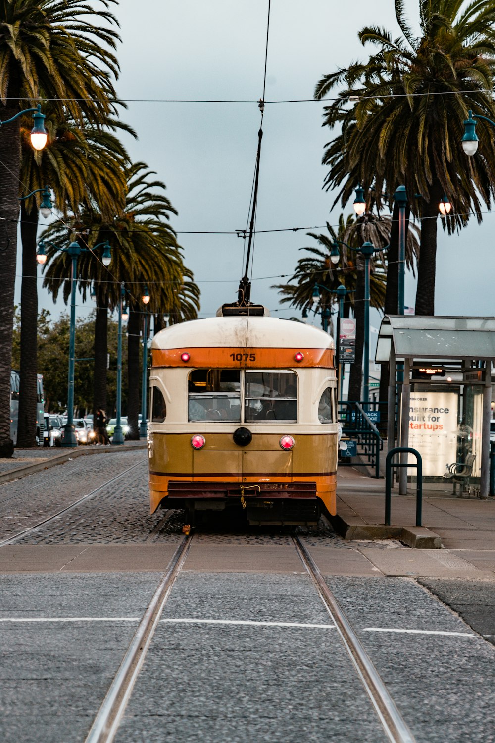 tram in city