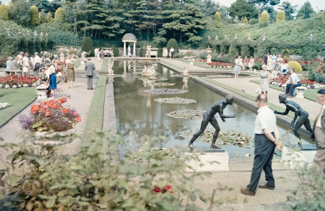 people near water