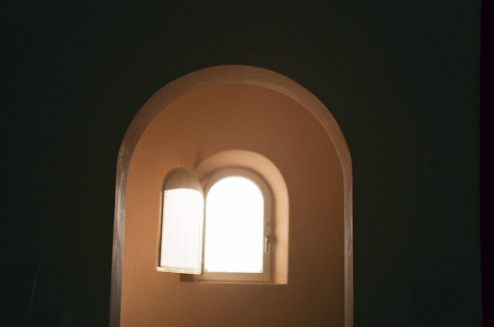 arch shape open window