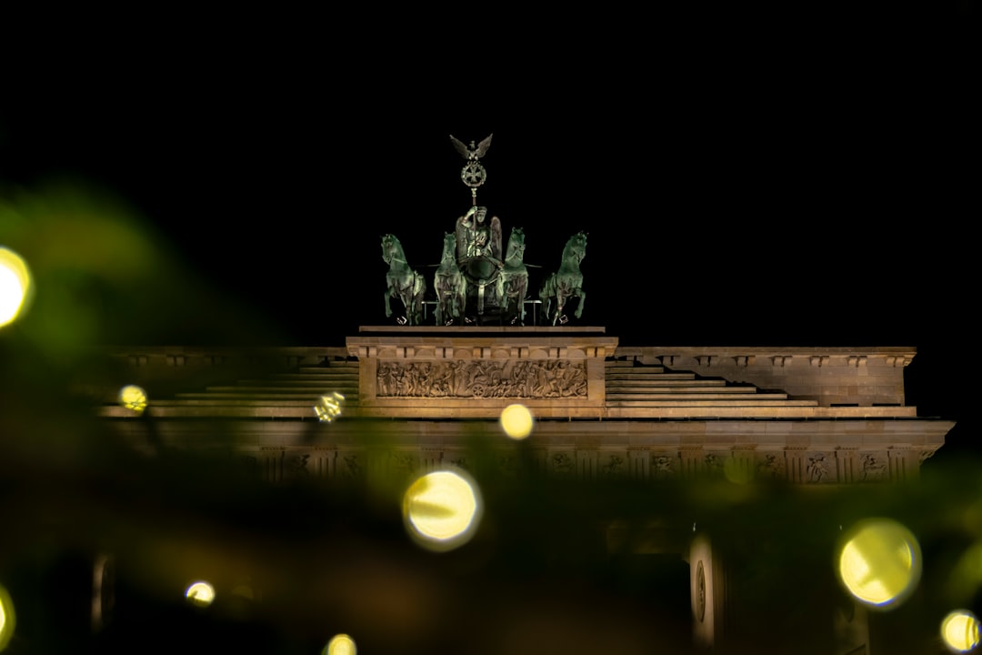 Brandenburg Gate during night time