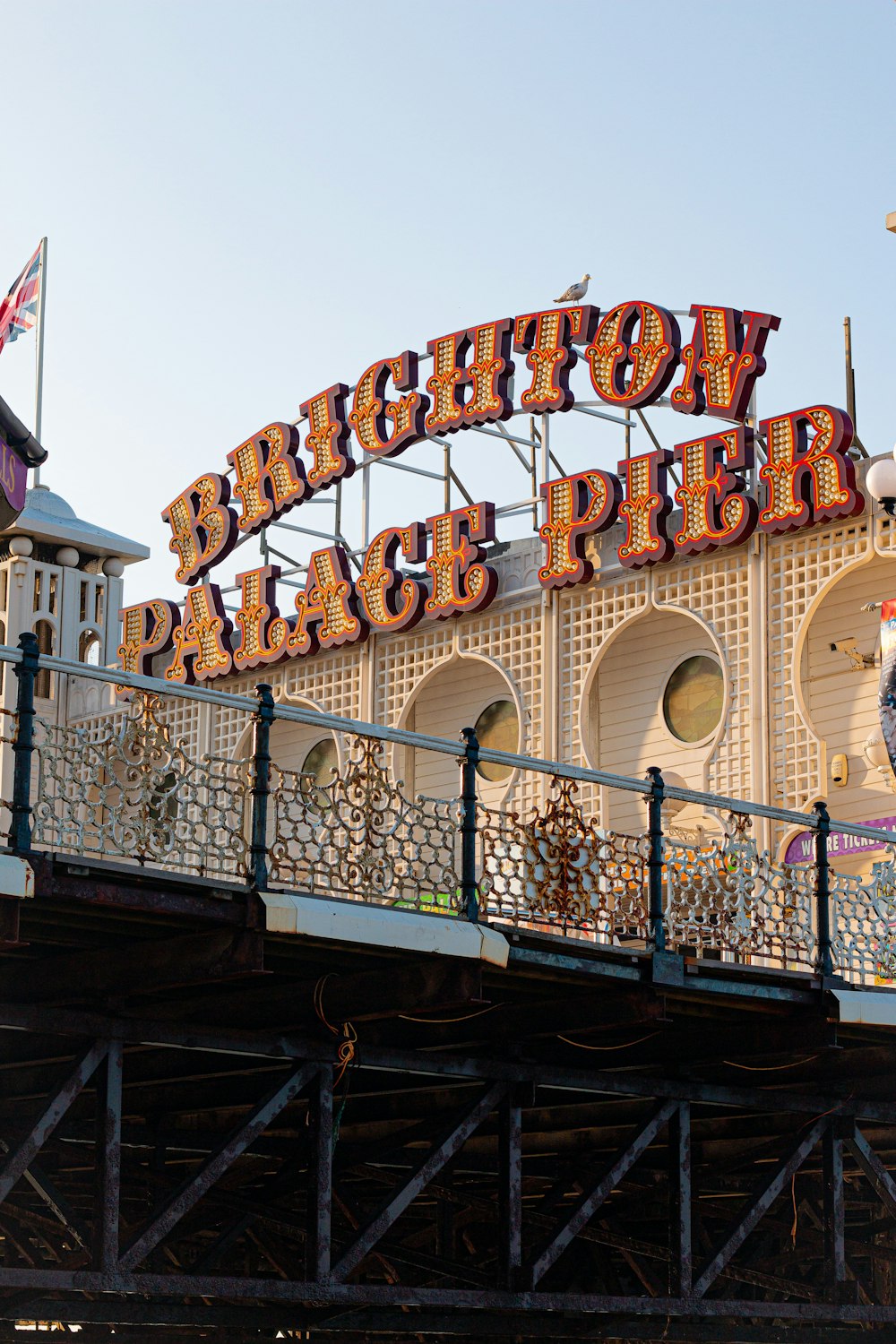 brown Brigton Palace Pier facade