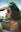 woman holding her forehead