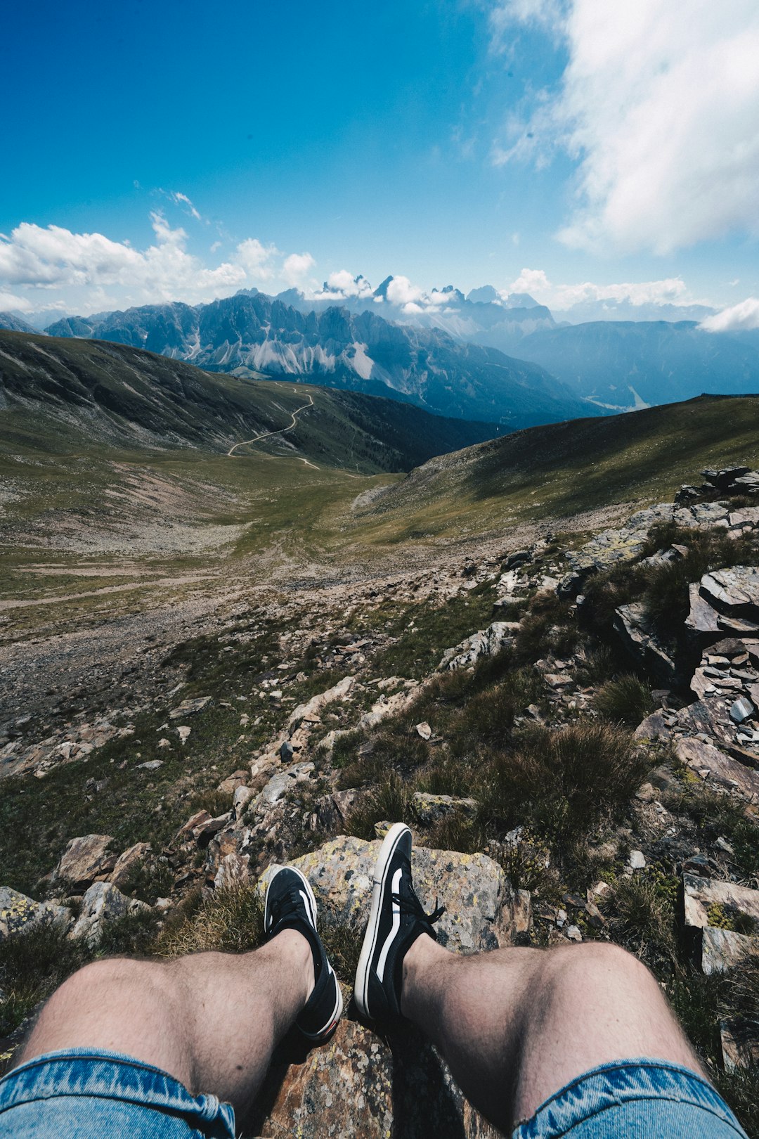 landscape photography of green and brown mountain