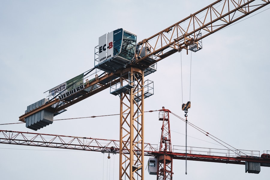 Grues de chantier