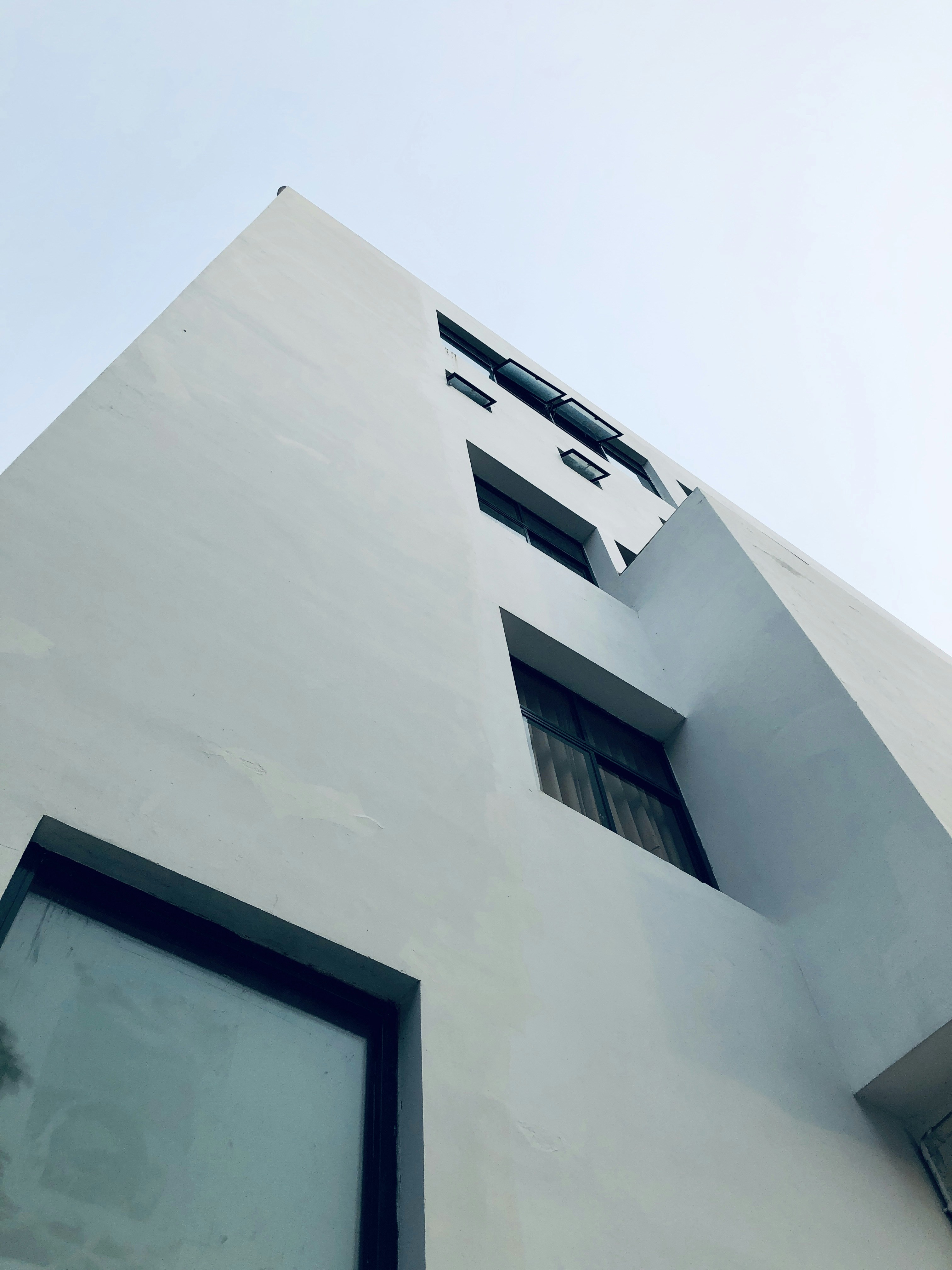 white concrete building