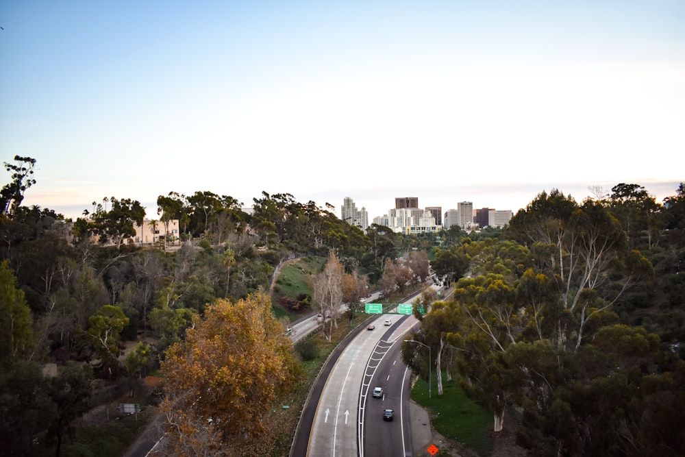 cars on road during day