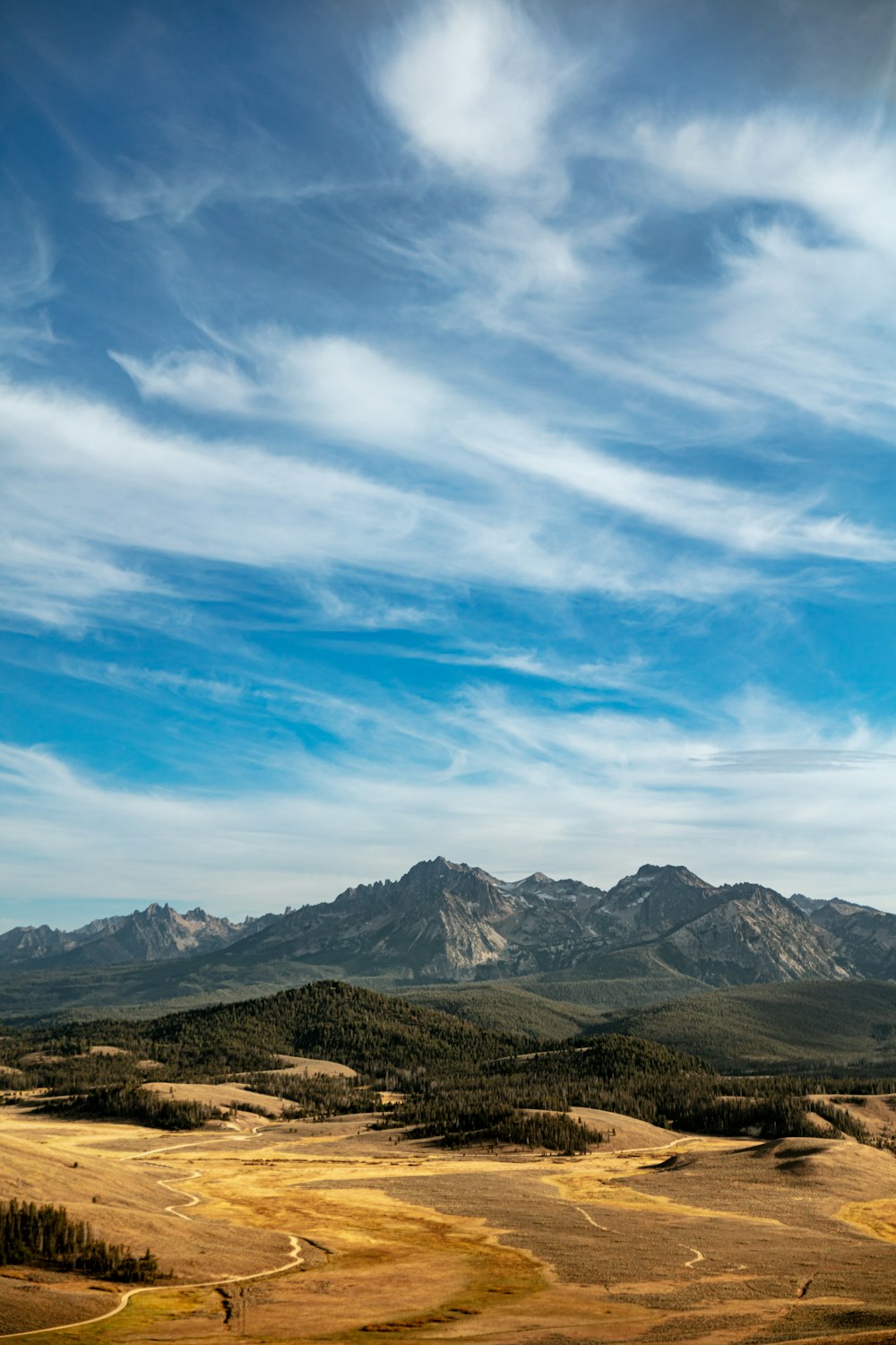 aerial view of mountain during daytime