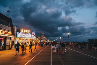 people walking on street