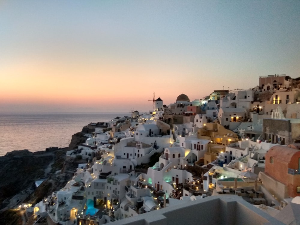 white concrete structure on hill