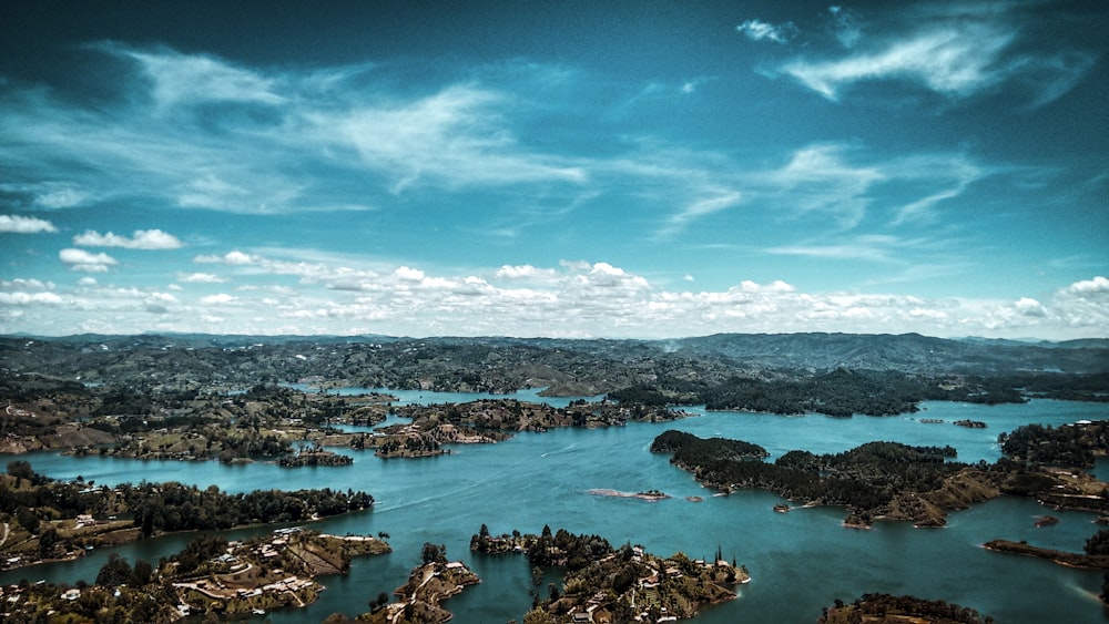 fotografia aérea da cidade