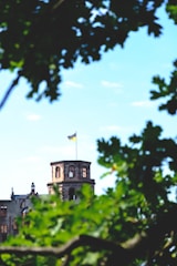 An old historic building surrounded by greenery, symbolizing local heritage.