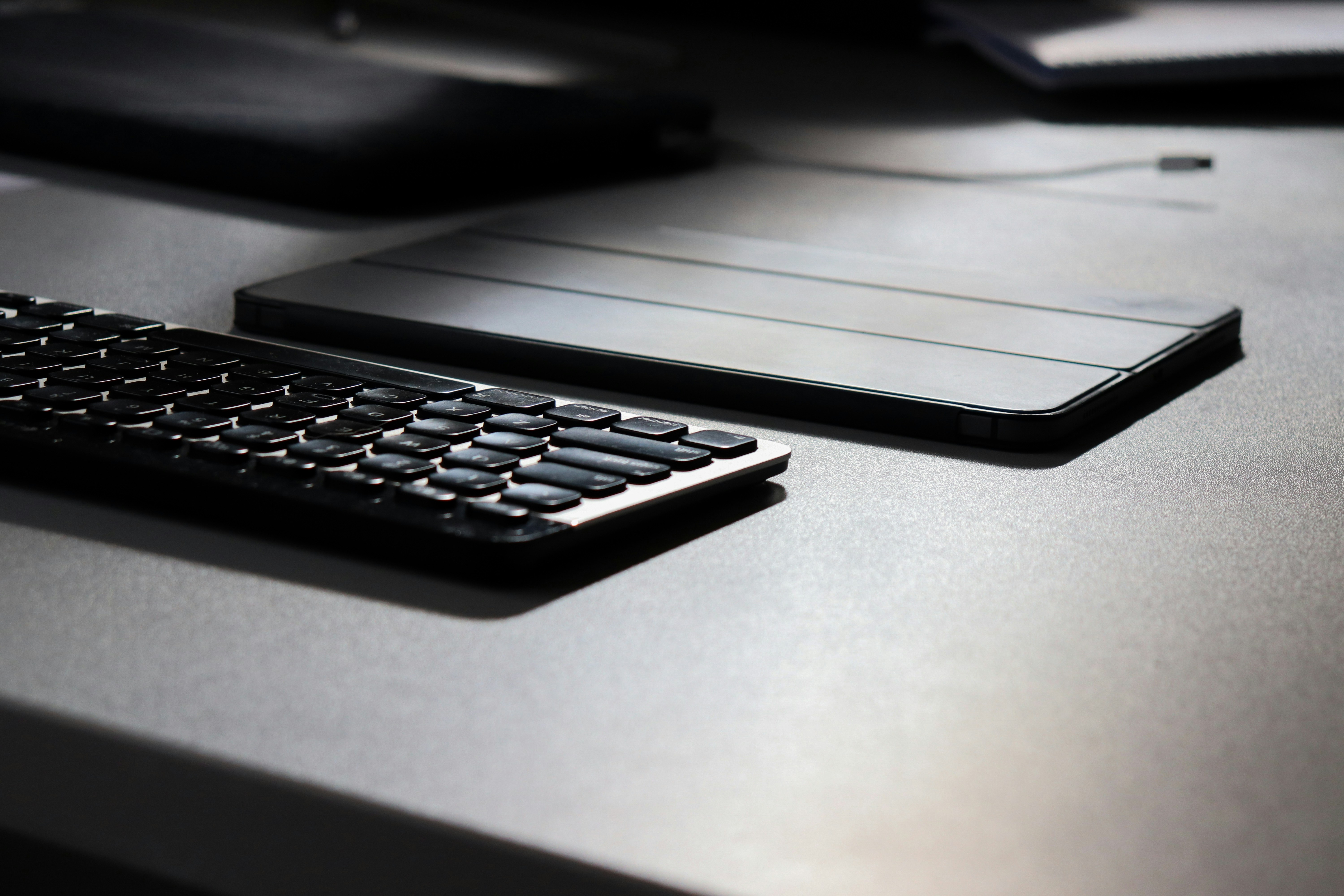 black computer keyboard