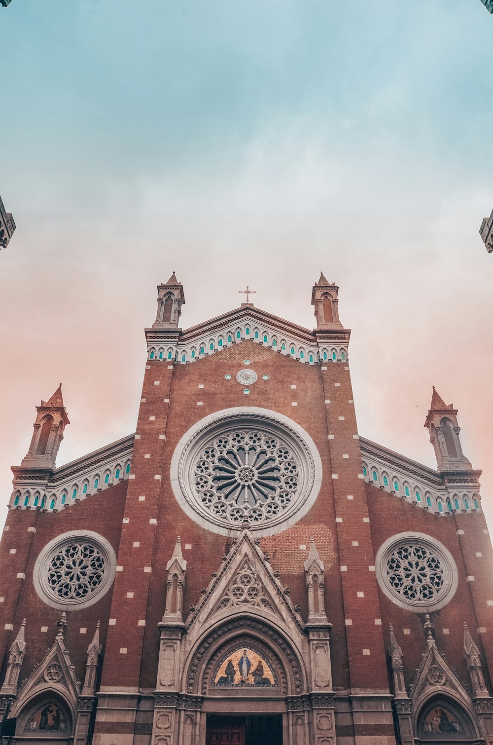 brown concrete church