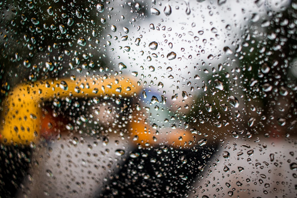 water droplets on a glass