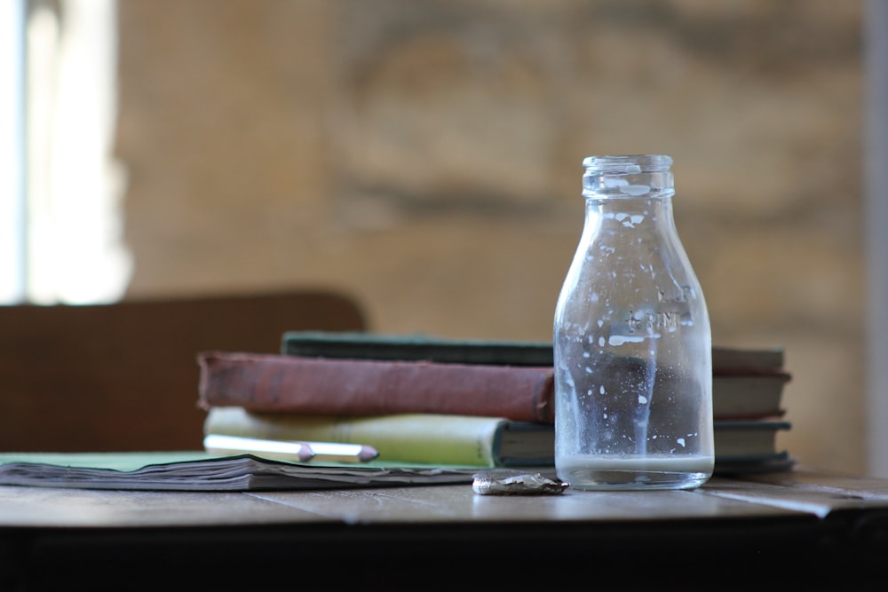 bouteille de lait en verre