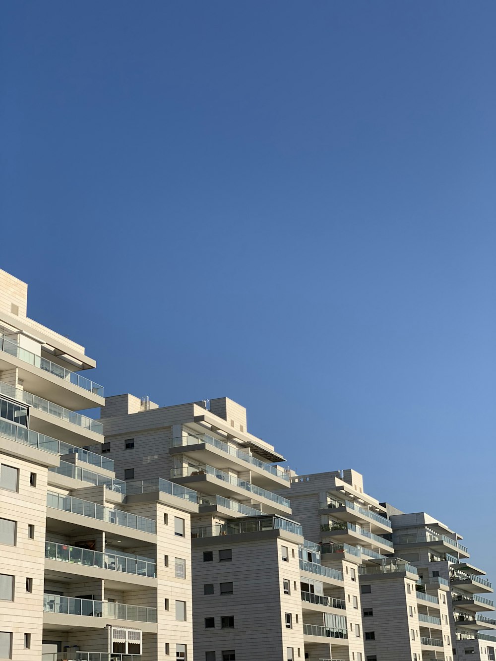 white high rise buildings