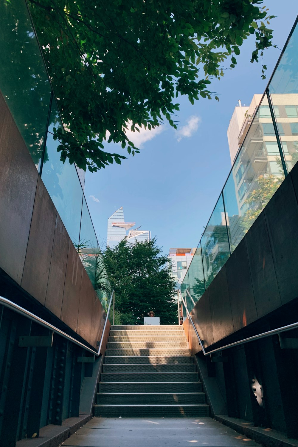 stairs leading to buildings