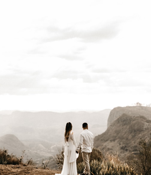 woman wears white dress