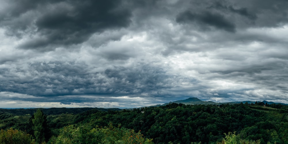 gray clouds