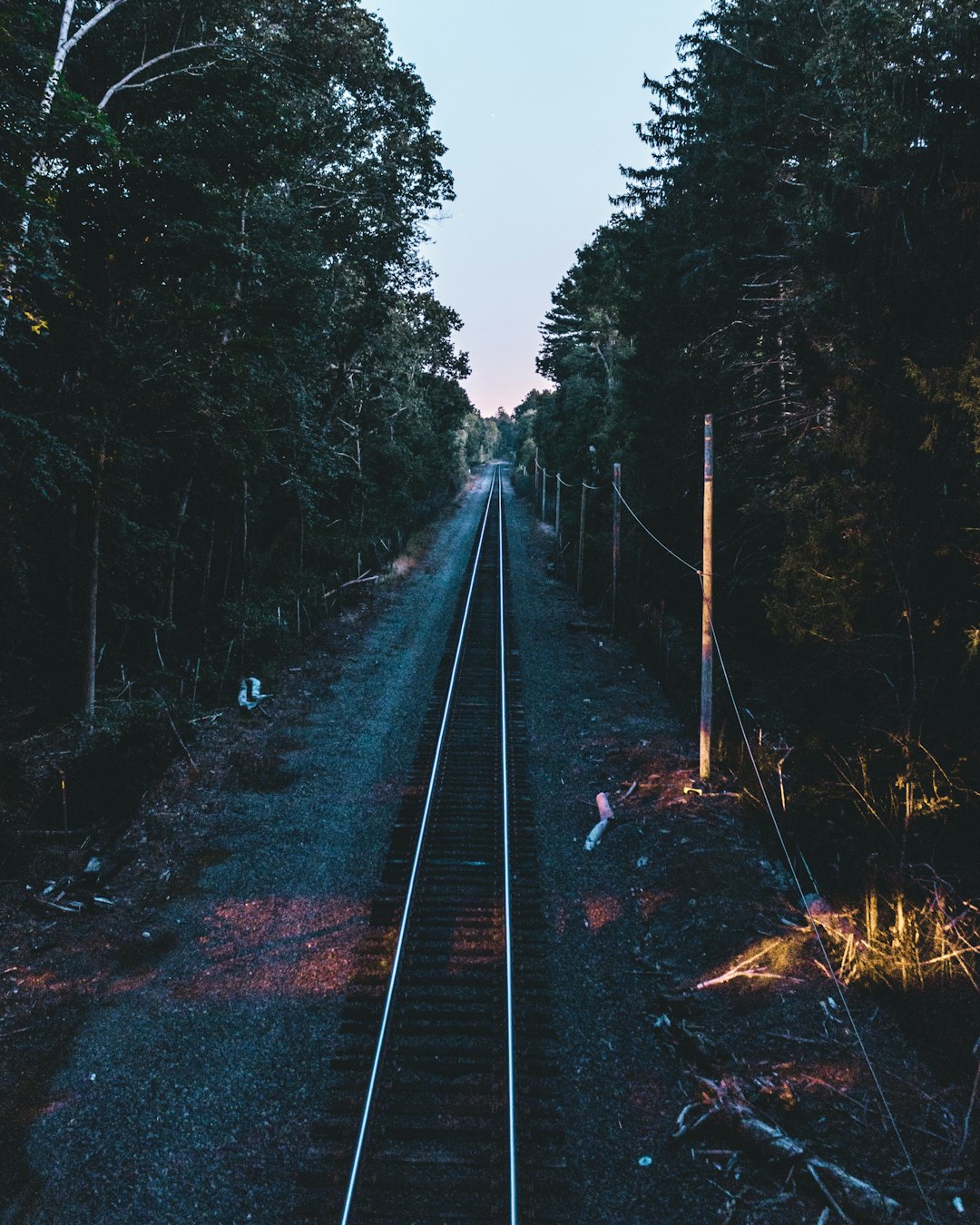 black train railway close-up photography