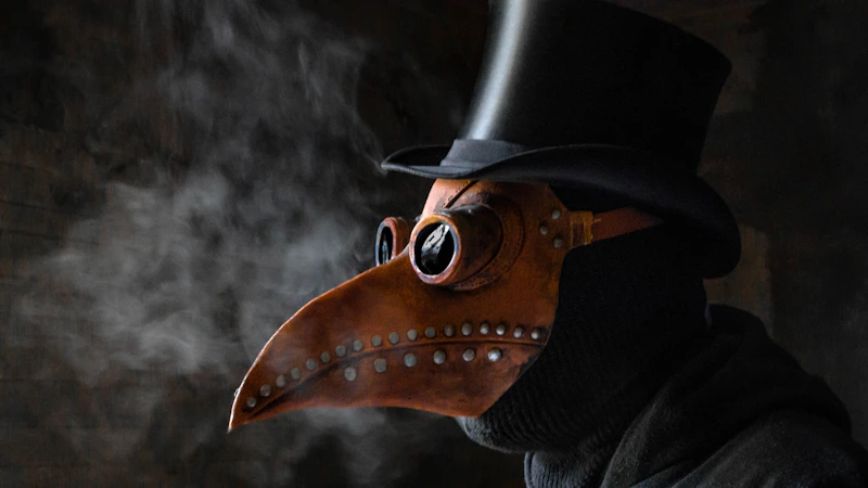 homme au style original avec chapeau haut de forme