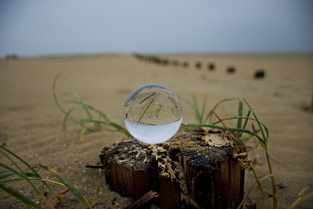 clear glass ball