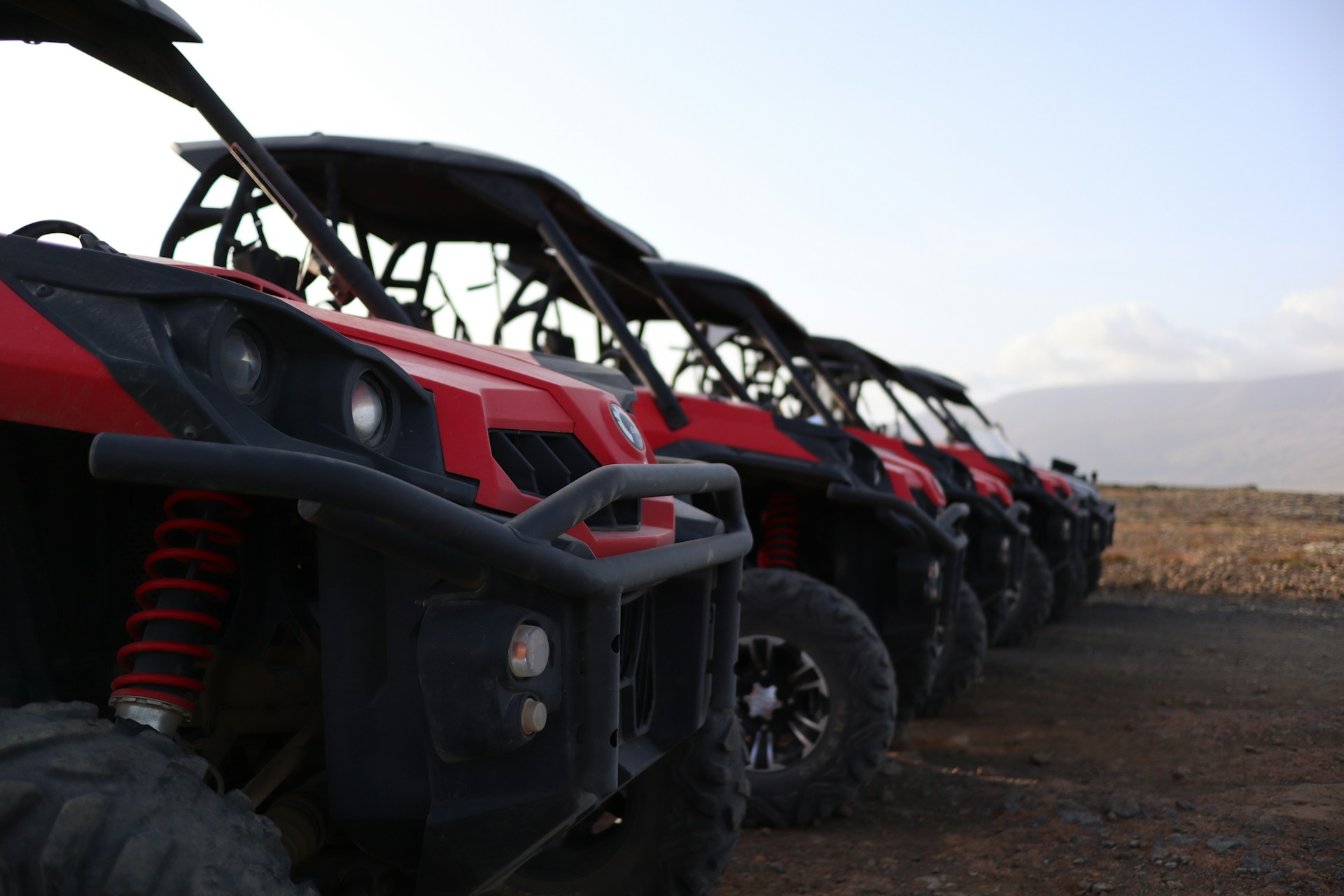 red UTVs