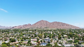 aerial photo of city