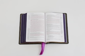 opened book