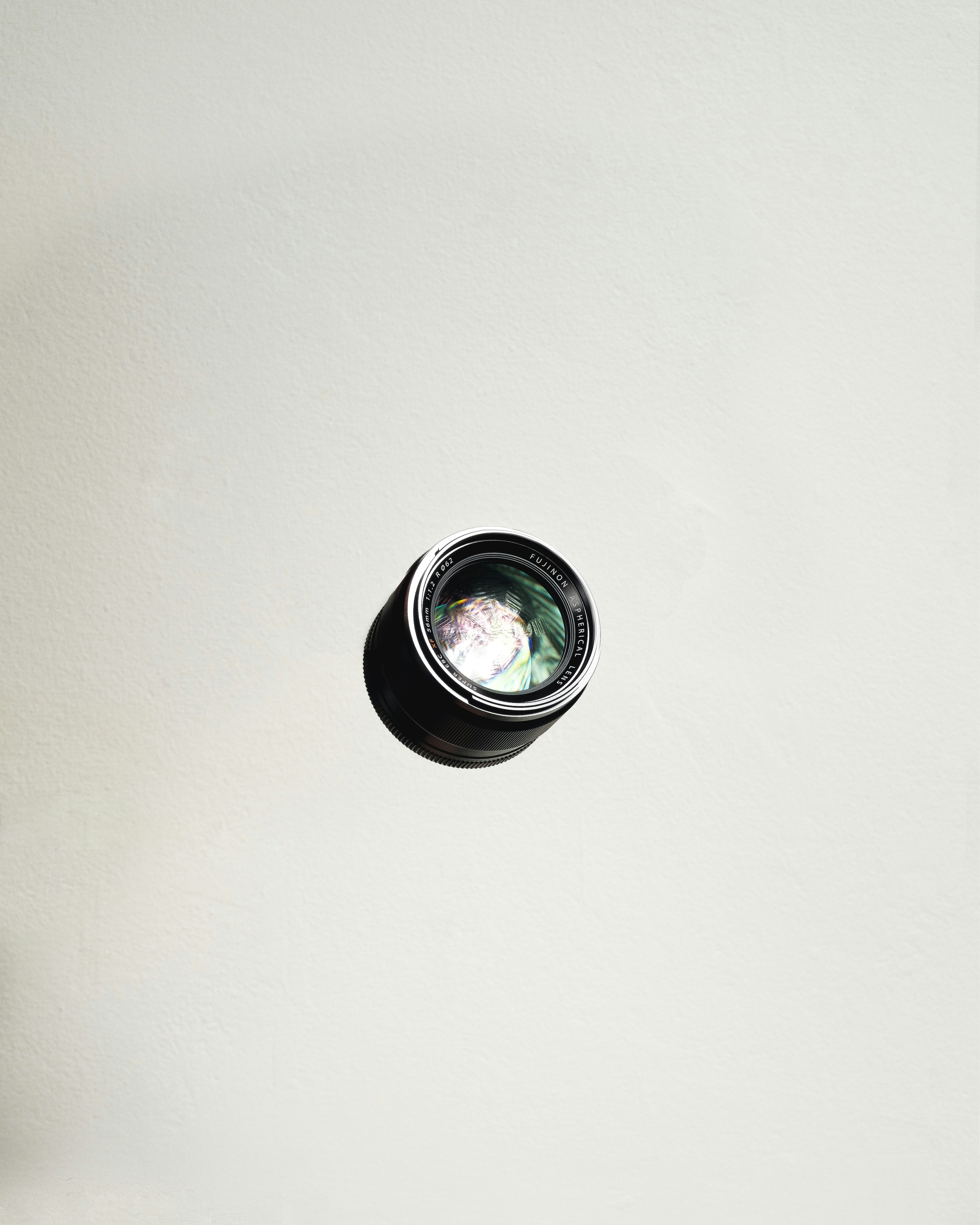 black DSLR camera lens