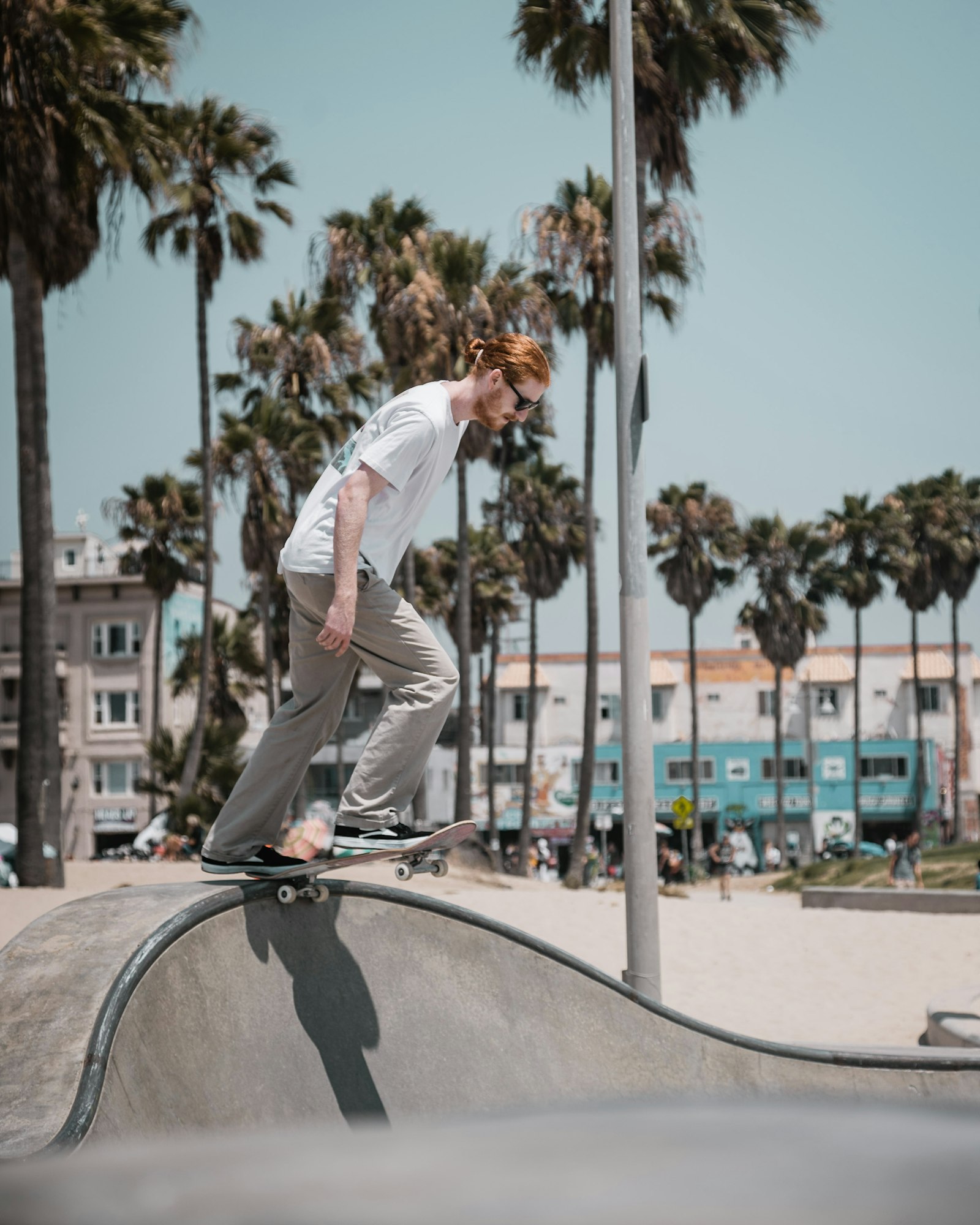 Sony a7S II + Canon EF 24-105mm F4L IS USM sample photo. Man playing skateboard photography