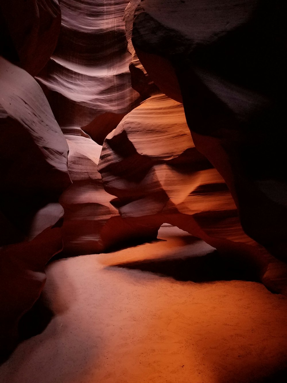 Vue sur Antelope Canyon