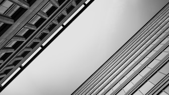 high angle photo of concrete buildings