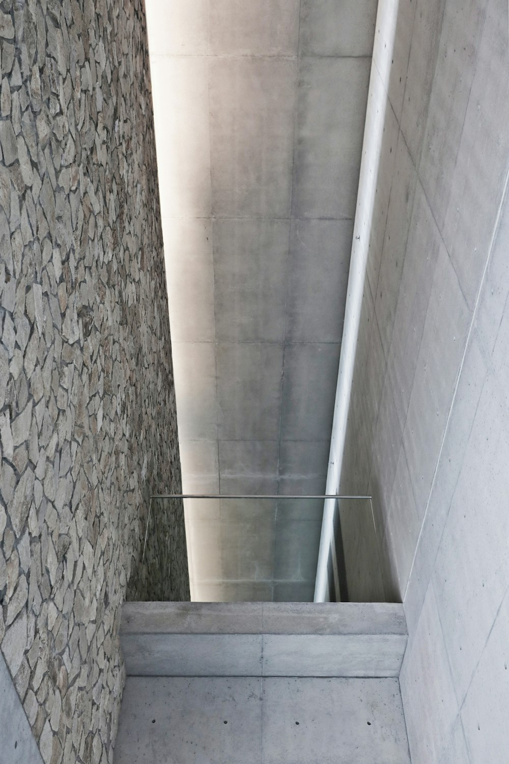 gray concrete ceiling