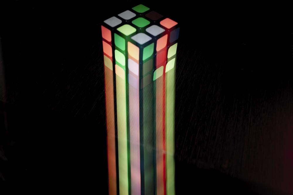 multicolored cube clip art