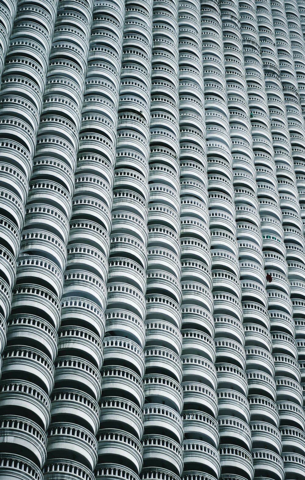 a close up view of a large metal structure