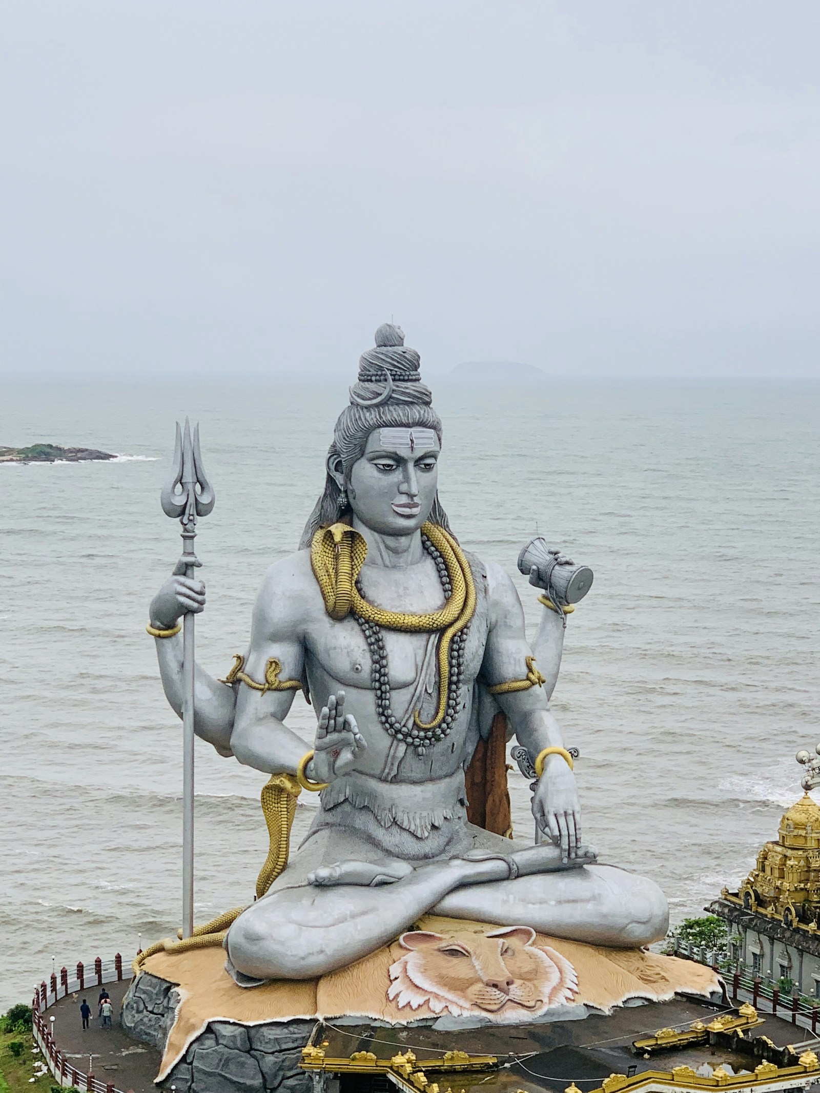 Lord Shiva statue at Murudeshwar Temple Karnataka India
