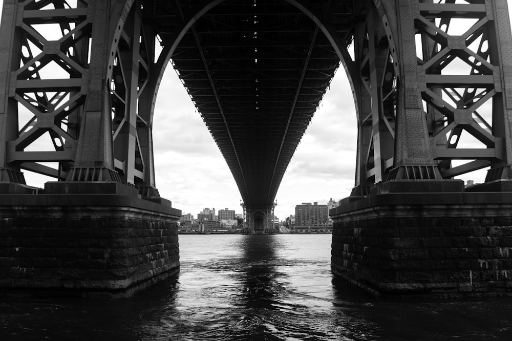 concrete above water bridge during day