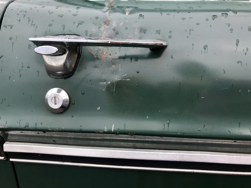 gray vehicle door